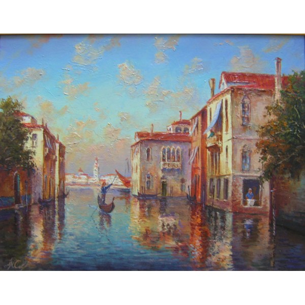 "Улочки Венеции", холст, масло, 2004 г.