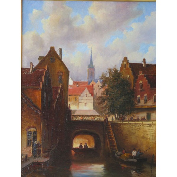 "Мосты Амстердама", холст, масло, 2003 г.