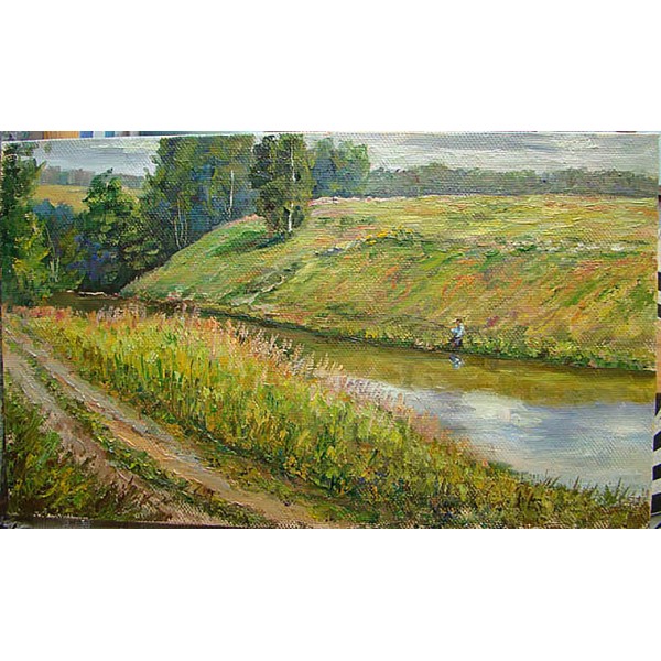 "Возле деревни Теряево", холст, масло, 35x40 см, 2012 г.