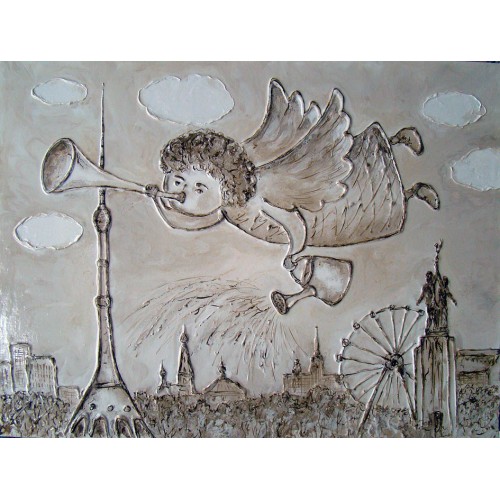 "Ангел летнего зноя", холст, масло, 60x80 см, 2012г