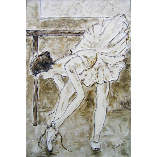 "Пуант развязался-2", холст, масло, 60 х 40 см, 2008 г.