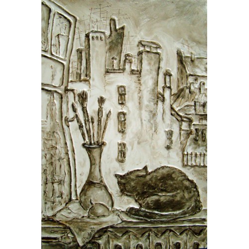 "Художественный взгляд", холст, масло, 60x40 см, 2012 г.