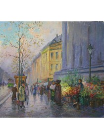 "У театра", холст, масло, 2001 г.