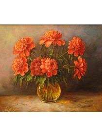"Пионы", холст, масло, 50x65 см, 2011 г.