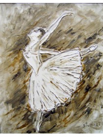 "Балерина", холст, масло, 50х40 см, 2008г.