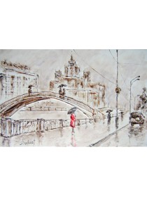 "Мосты Яузы", холст, масло, 40x60 см, 2007г.