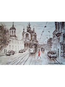 "По Нижней Красносельской", холст, масло, 60x40 см, 2008г.