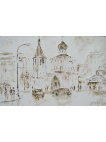 "Тверская застава", холст, масло, 40x60 см, 2008 г.